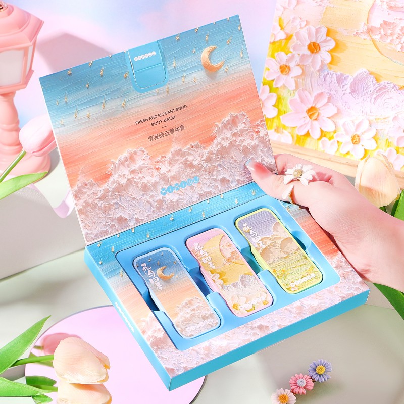 Solid Perfume Factory - Flower Elegant Lasting Fragrance Natural Fresh Alcohol Free