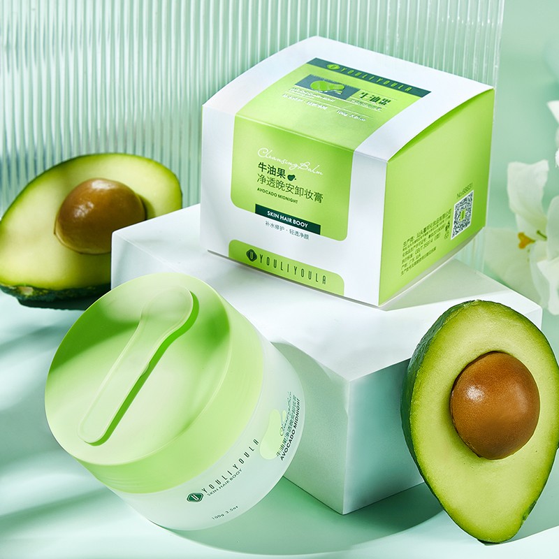 Makeup Remover Supplier - Avocado Herbal Gel Deep Cleansing Gentle Non-Greasy