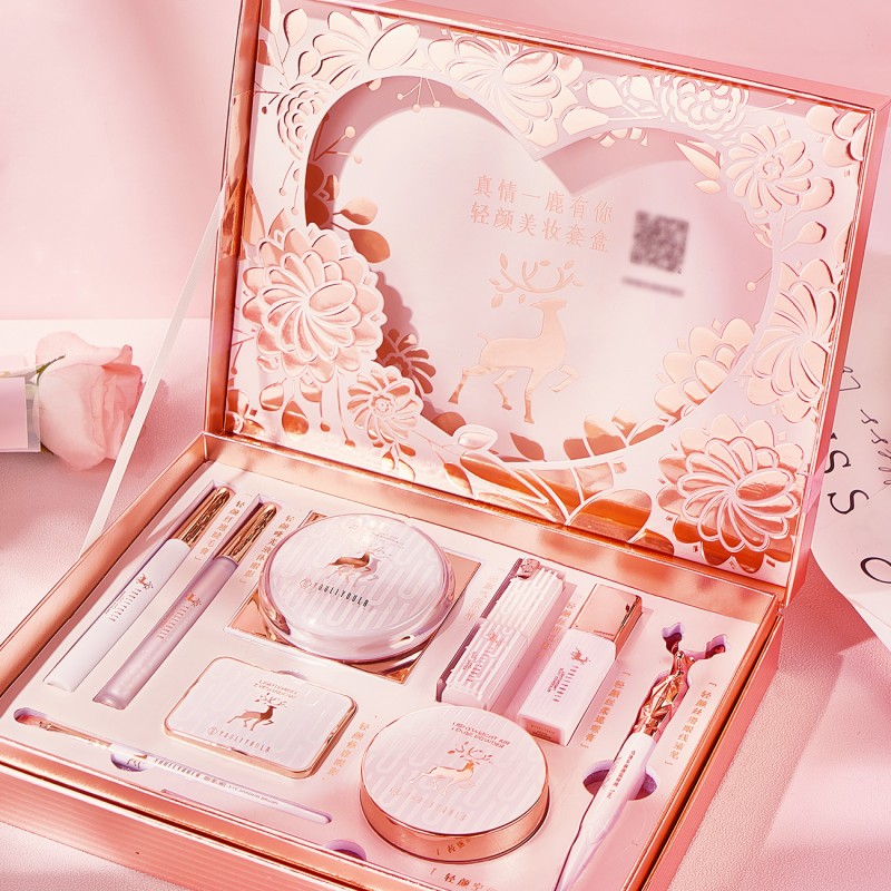 Makeup Set Manufacturer - All One 10-Piece Skin Care Lip Gloss Gift Box