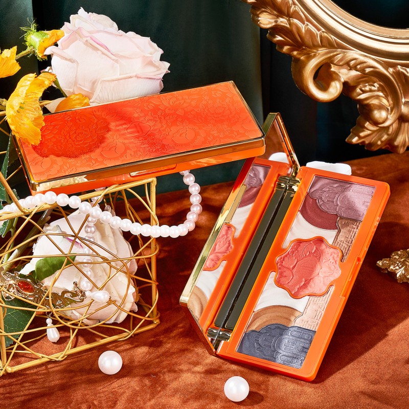 Eye Shadow Plate Manufacturer - Velvet Nine Color Matte Nude Powder Blusher Palette