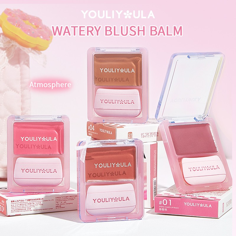 Blush Powder Supplier - Customizable 2-in-1 Waterproof Color Changing Natural Plant