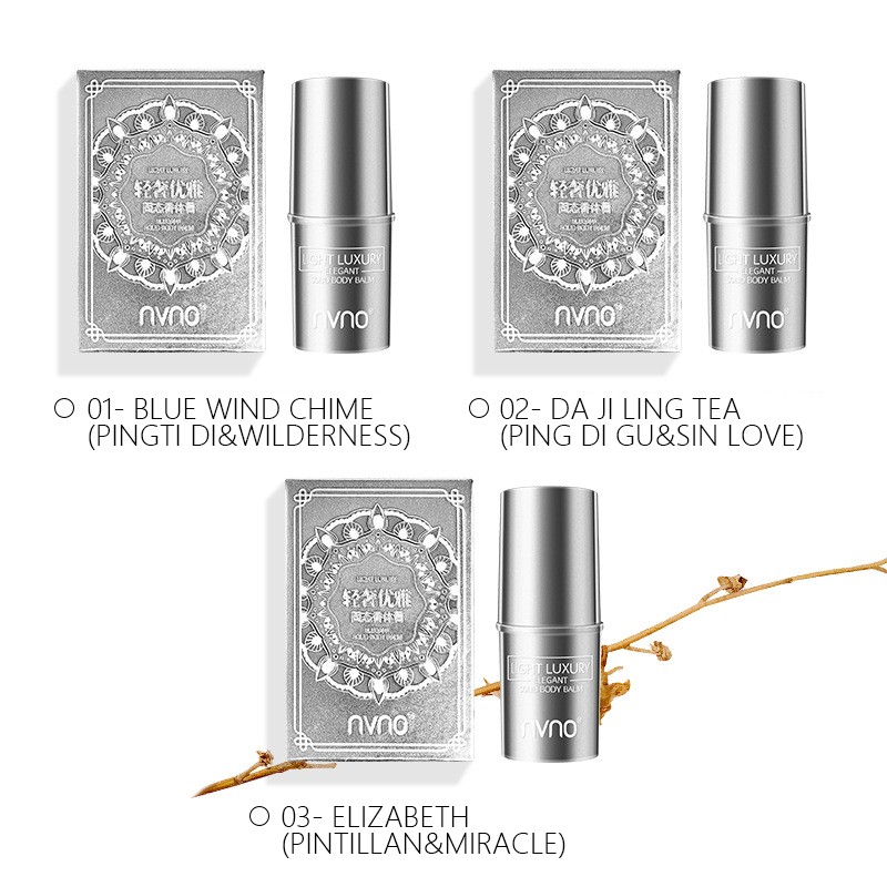 Solid Balm Supplier - 3 Floral Light Fragrance Durable Deodorant Delicate Carry