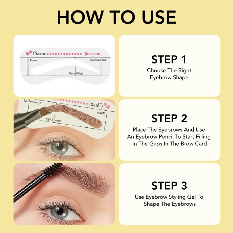 Eyebrow Pencil Factory - 2-in-1 Eyebrow Gel Cream Waterproof Long Lasting High