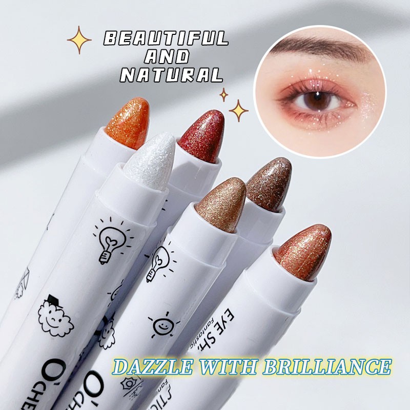 Eyeshadow Pencil Manufacturer - O'CHEAL Stylish Cartoon 6 Color Long Lasting