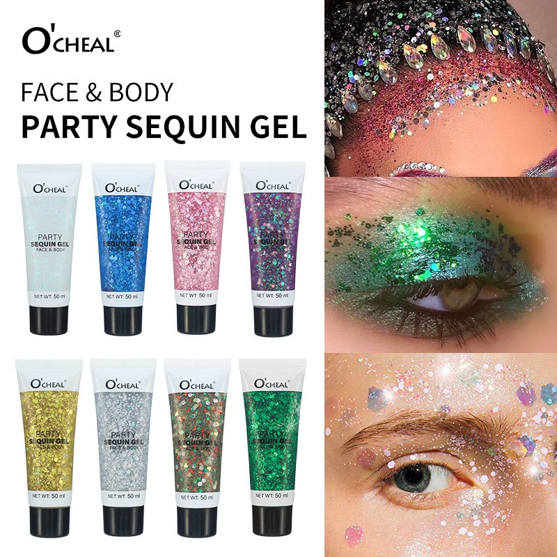Body Glitter Gel Supplier - Multi-purpose Face Body Stage Makeup Crazy