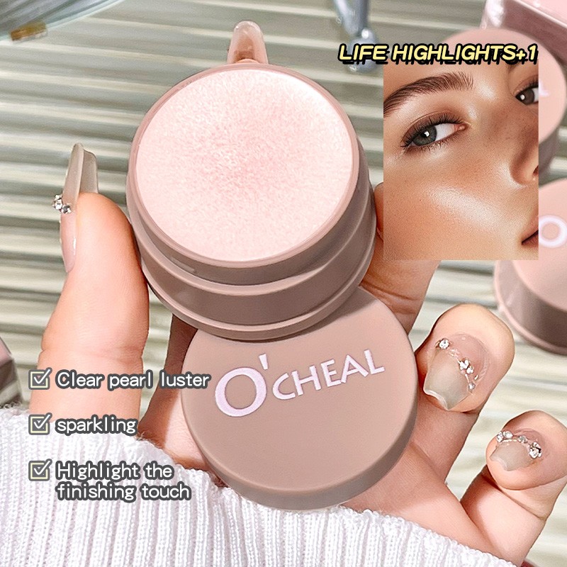 Face Highlighter Factory - 3 in 1 Moisturizing Natural Gloss Eyeshadow Shadow