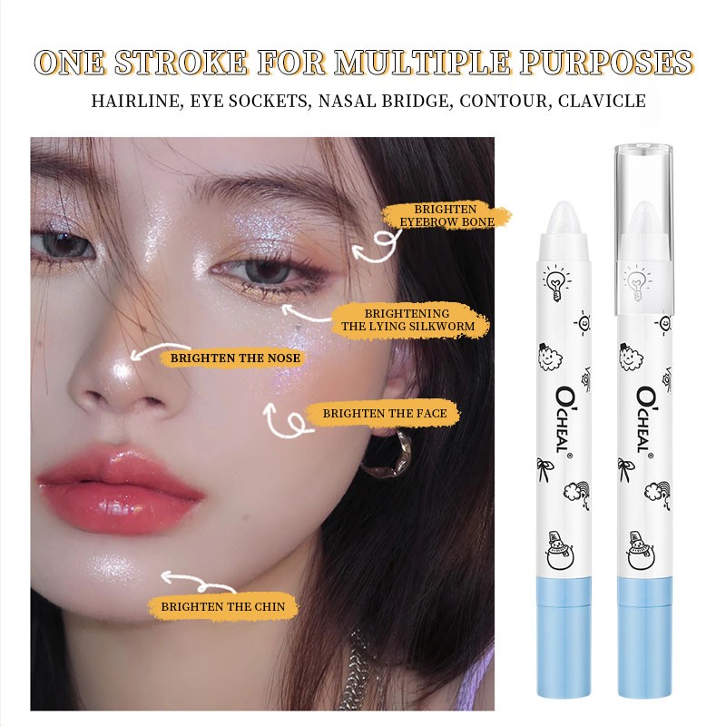 Eyeshadow Pencil Manufacturer - O'CHEAL Stylish Cartoon 6 Color Long Lasting