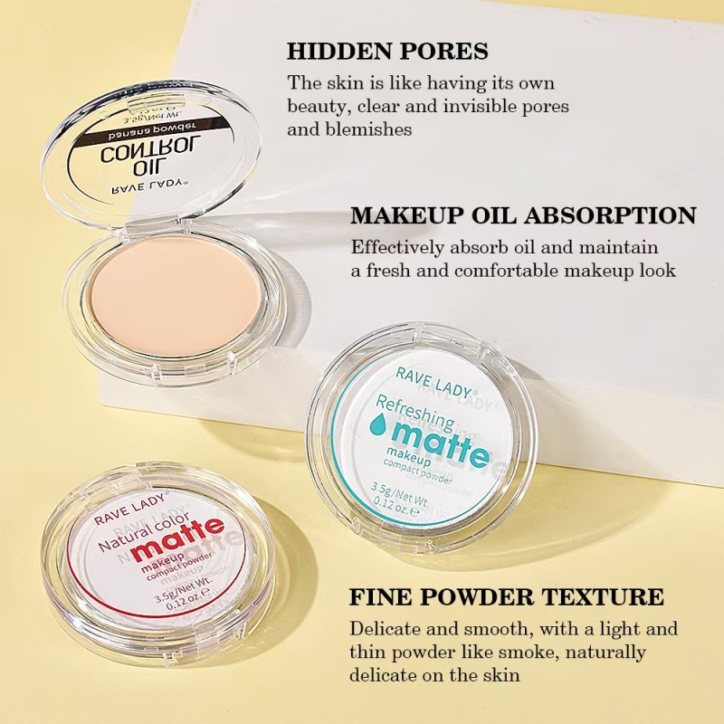 Concealer Powder Manufacturer - 3 Color Light Mineral Whitening Lasting Waterproof