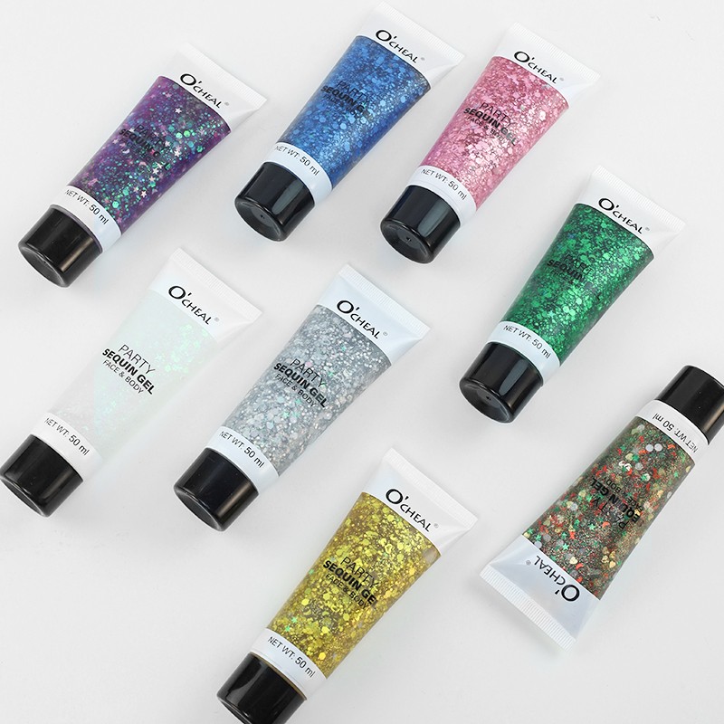 Body Glitter Gel Supplier - Multi-purpose Face Body Stage Makeup Crazy