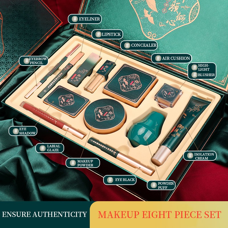 Makeup Set Factory - 12Pcs/Set Lipstick Air Cushion Eyebrow Pencil Full Set