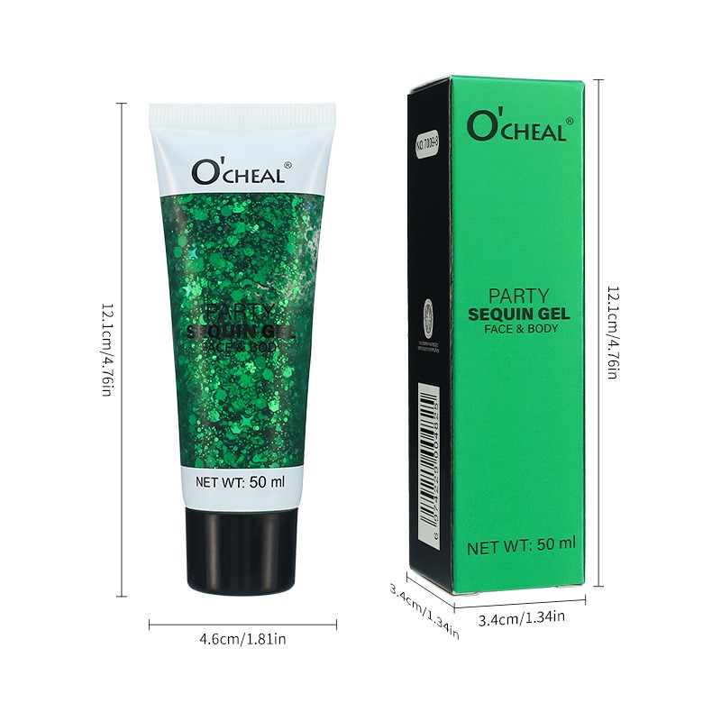 Body Glitter Gel Supplier - Multi-purpose Face Body Stage Makeup Crazy
