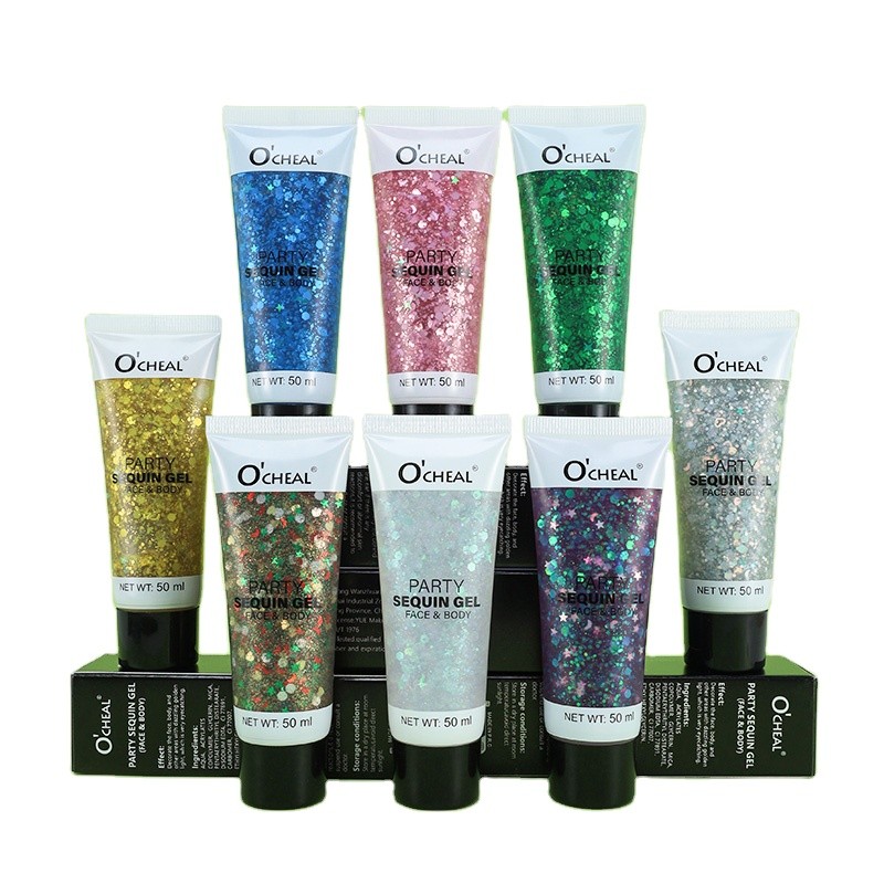 Body Glitter Gel Supplier - Multi-purpose Face Body Stage Makeup Crazy