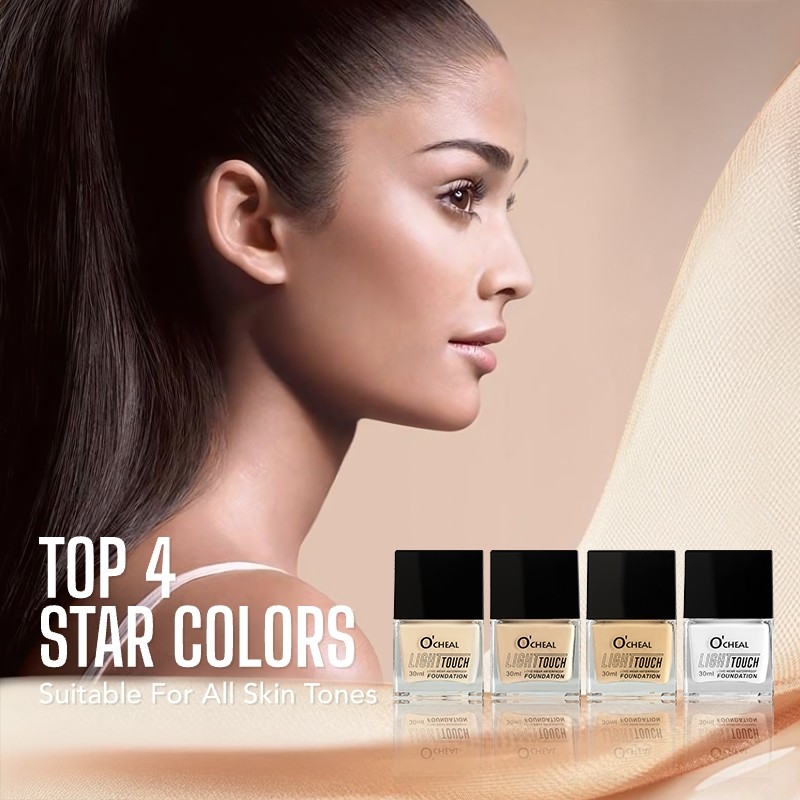 Concealer Foundation Supplier - 4 Color Oil Controlled Waterproof Lightweight