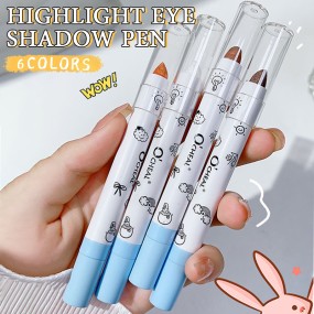 Eyeshadow Pencil Manufacturer - O'CHEAL Stylish Cartoon 6 Color Long Lasting