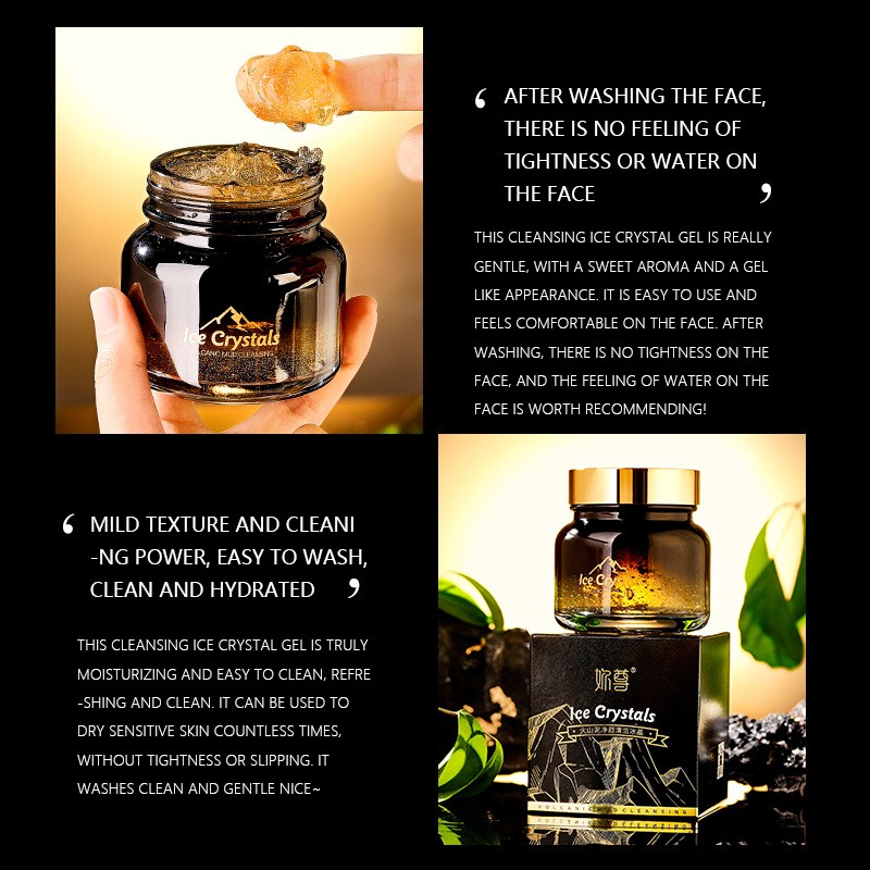 Cleansing Cream Manufacturer - Volcanic Mud Clean Ice Crystal Oil Control