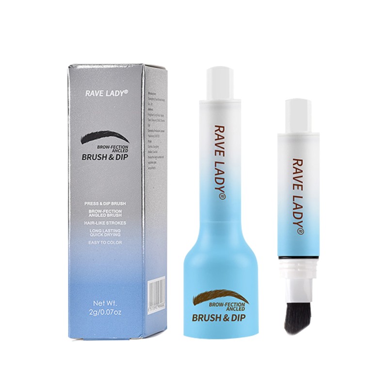 Eyebrow Tint Manufacturer - Waterproof Pomade Angled Brush Dip Liquid Enhancement