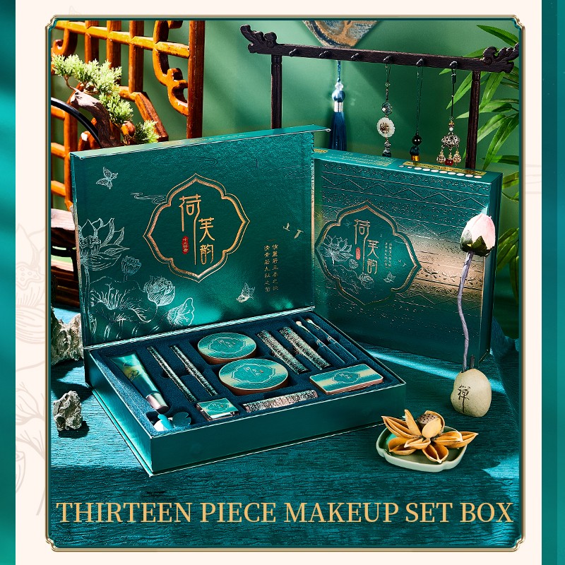 Cosmetics Set Supplier - 13Pcs/Set Birthday Gift Lipstick Cushion Eyebrow Pencil