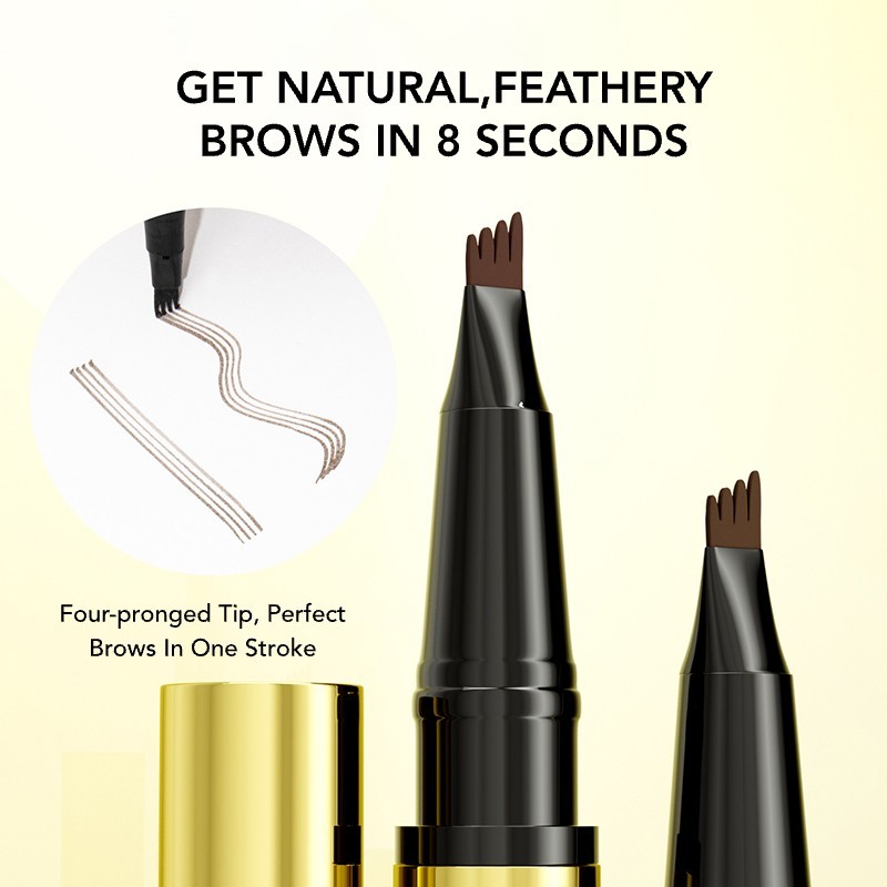 Eyebrow Pencil Factory - 2-in-1 Eyebrow Gel Cream Waterproof Long Lasting High