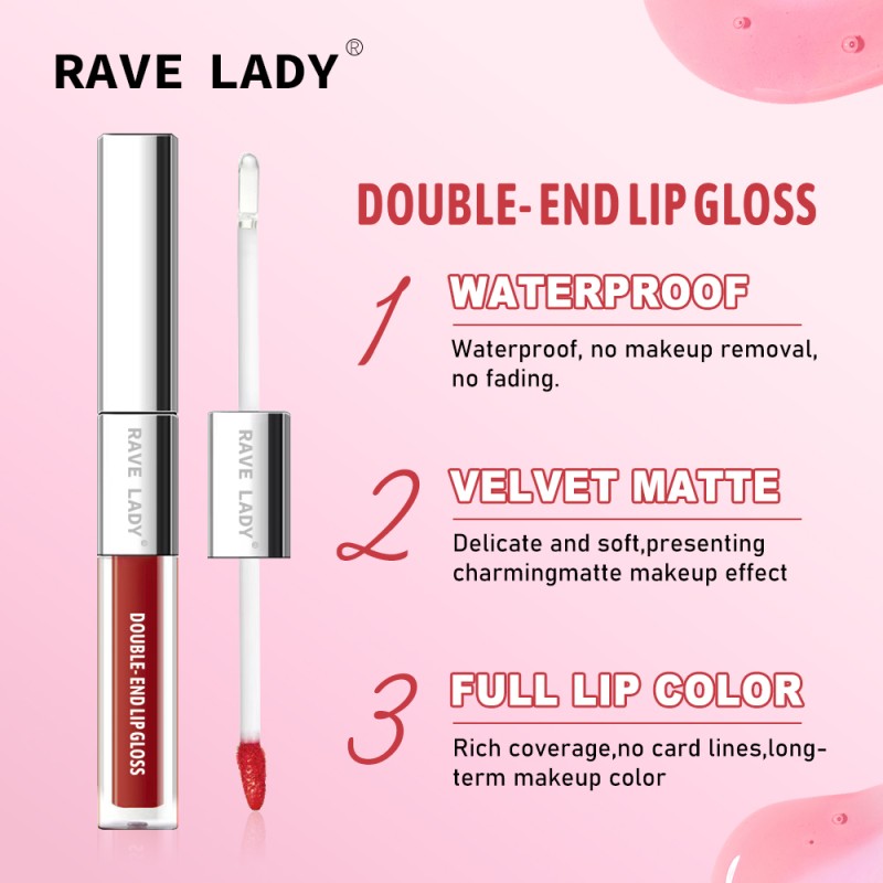 Lipstick Manufacturer - Double Head Matte Liquid Waterproof Long Lasting Lip
