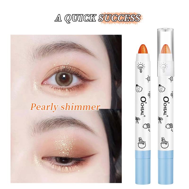 Eyeshadow Pencil Manufacturer - O'CHEAL Stylish Cartoon 6 Color Long Lasting