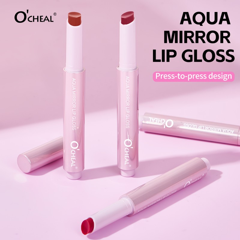 Lip Gloss Supplier - O'CHEAL Glasting Gloss Moisturizing Balm Watery Non Sticky