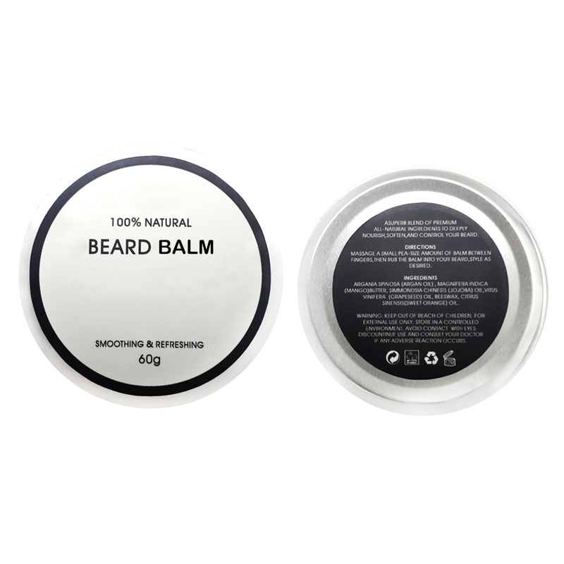 Beard Balm Factory - Ready to Ship 60 Gram Organic Natural Vegan Wax
