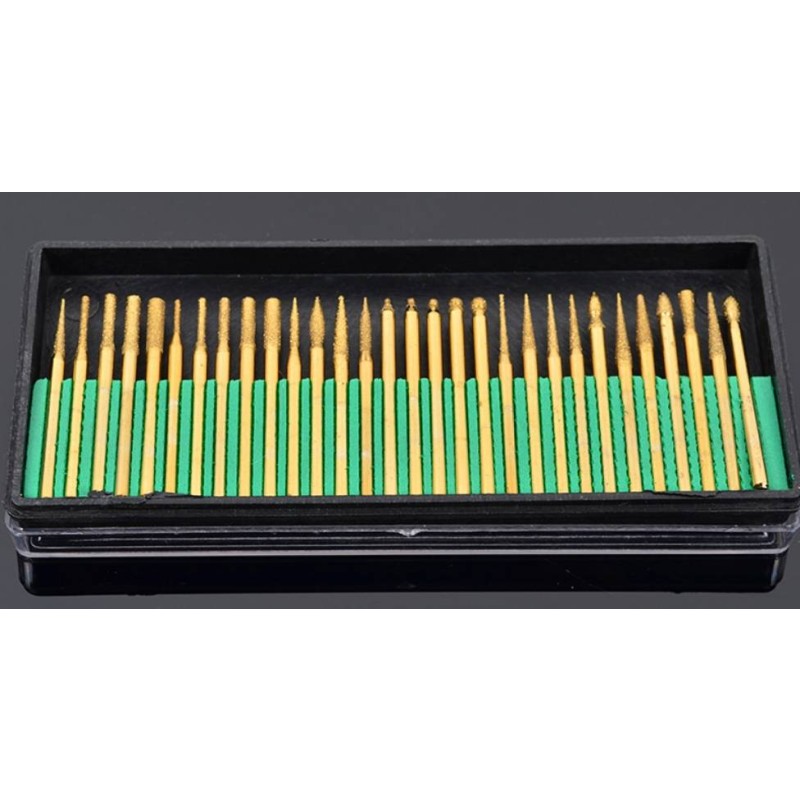 Nail Drill Bit Set Manufacturer - NLDMT001 2.35mm 30-Piece Tungsten Steel