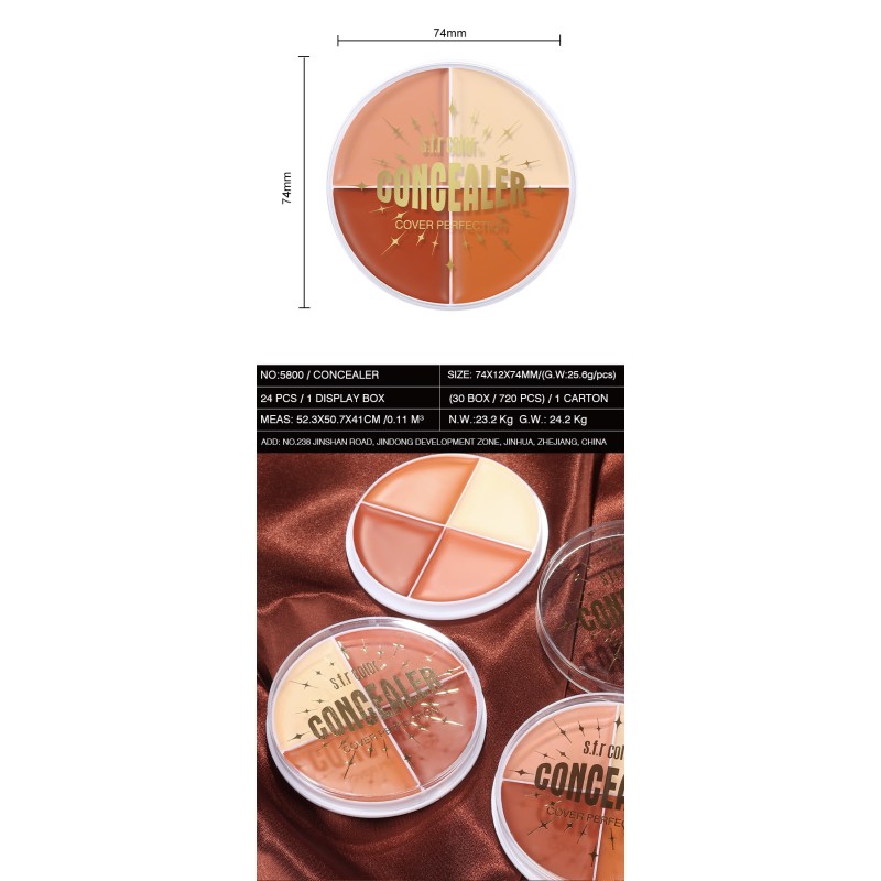 Foundation Cream Supplier - ZX10A Natural Whitening Face Contour Waterproof