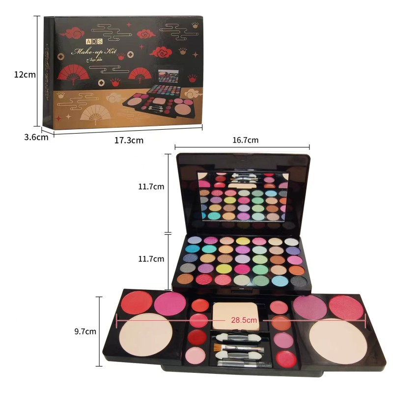 Makeup Set Supplier - 8927A Professional ADS Women Organic Korean Makeup Set