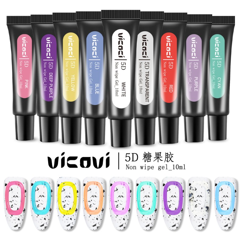 Gel Nail Polish Factory - Ready to Ship 10 ml Non Cleanse 12 Candy Colors