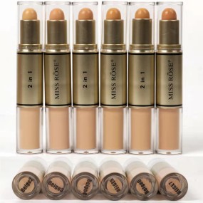 Concealer Stick Supplier - LCS01A1 MISS ROSE Waterproof Creamy Matte 6 Colors