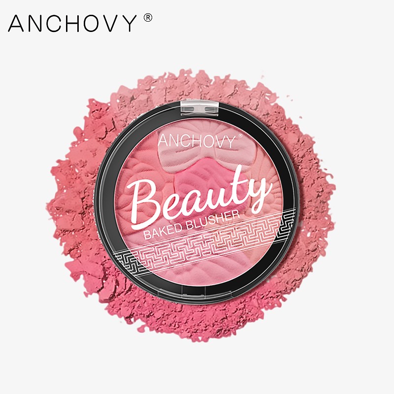 Powder Blush Manufacturer - ANSH-001A2 Makeup Flower Powder 3d Rose Baked