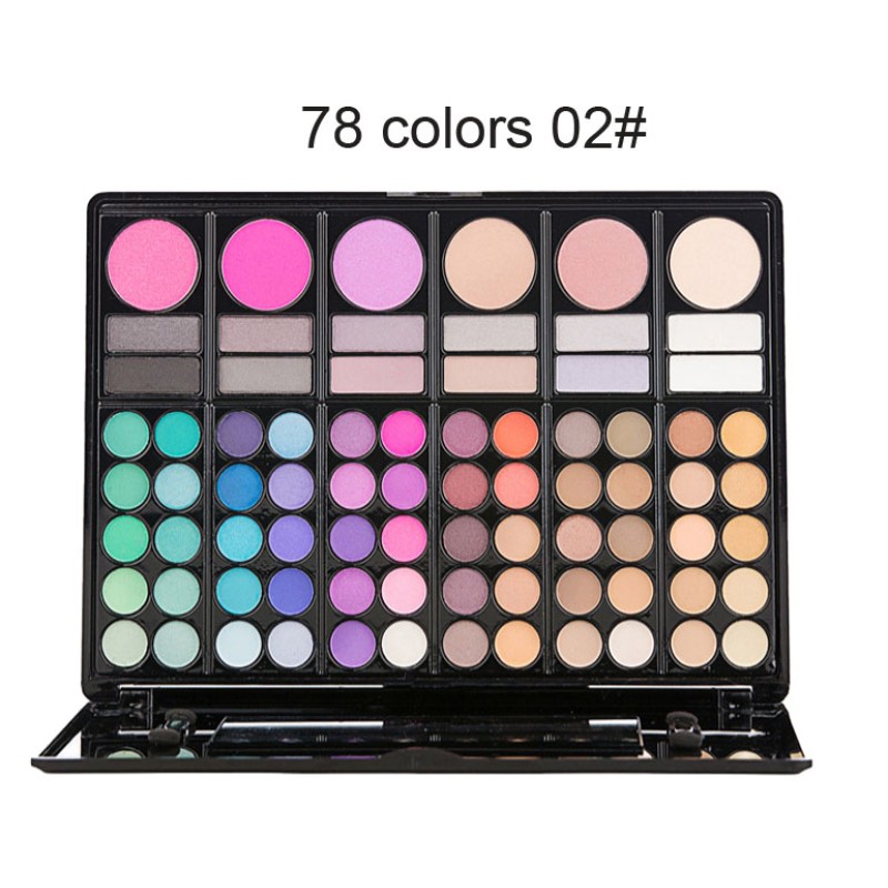 Eyeshadow Palette Factory - 078B2 High Pigment 78 Colors Custom Makeup Set