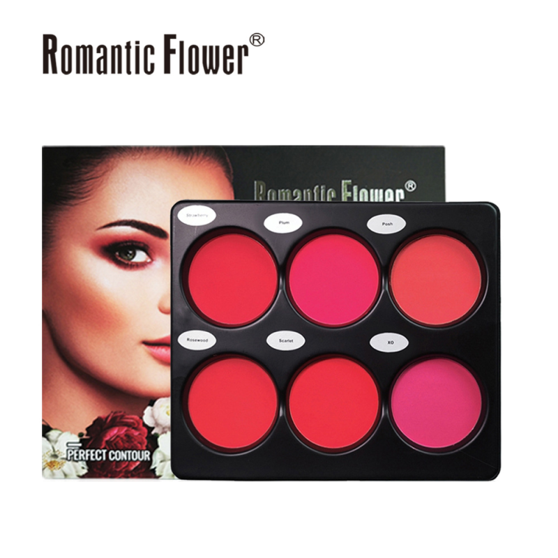 Blush Palette Manufacturer - Specially Designed 6-Color Natural Contour Makeup