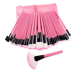 Makeup Brush Manufacturer - BS32A Luxury Vegan 32 PCS Professional Complete
