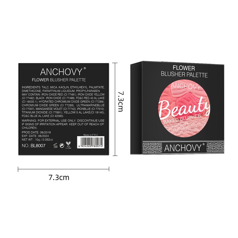 Blush Powder Factory - ANSH-001A1 ANCHOVY Flower Natural Mineral Baked