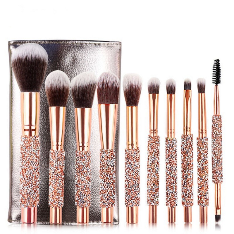 Makeup Set Supplier - BS10A Professional High Quality Vegan 10 Pieces Diamond