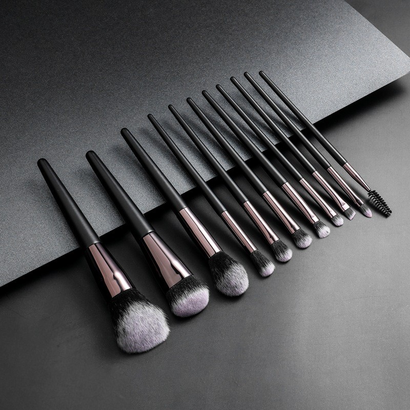 Makeup Brush Set Factory - BS11A Professional 11pcs Vegan Foundation Eye Shadow