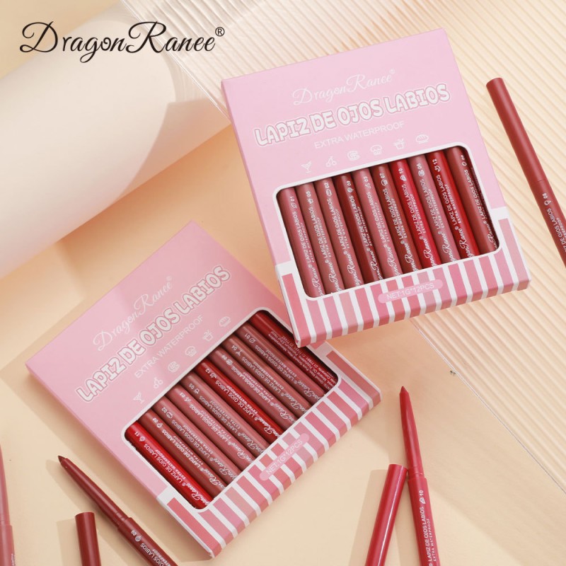 Lip Liner Set Factory - DR9003A Organic 6 Colors Moisturizing Matte for Girls
