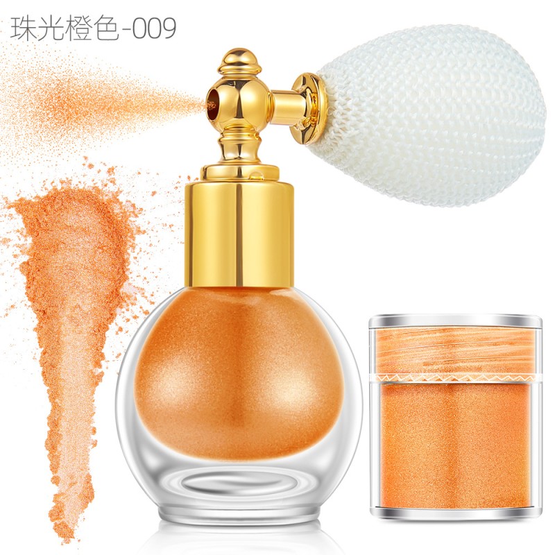 Highlighter Powder Factory - GGF01 High Quality 10 Colors Pearl Glitter Spray