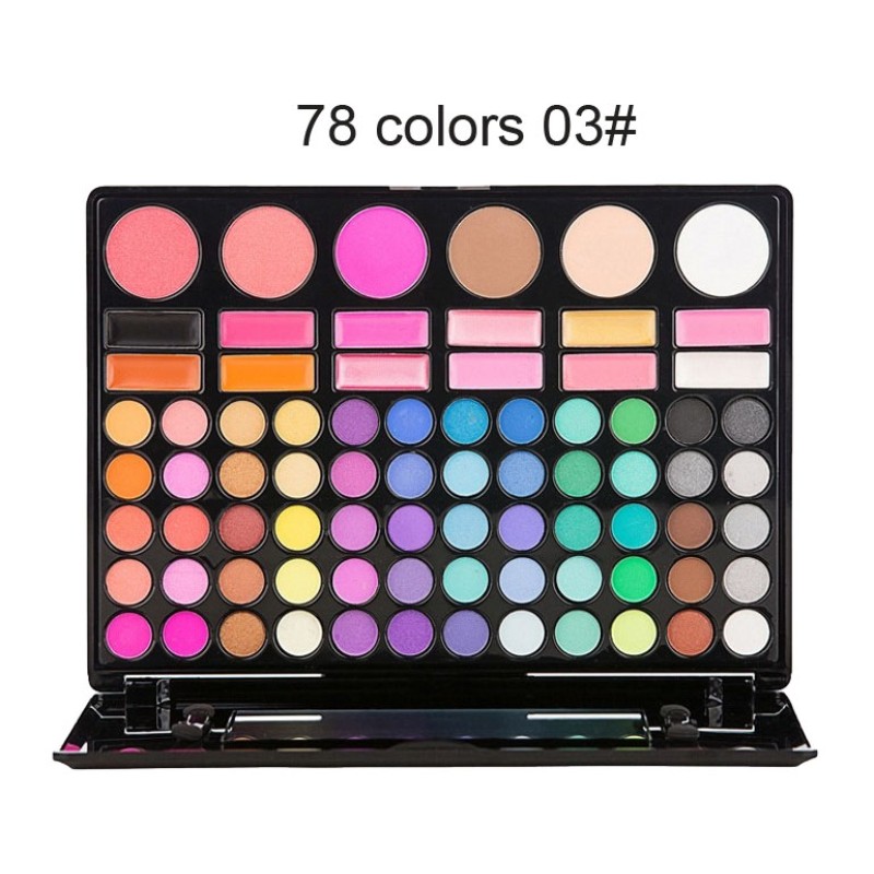 Eyeshadow Palette Factory - 078B2 High Pigment 78 Colors Custom Makeup Set