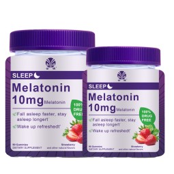 OEM Wholesale Melatonin Gummies Sleep Well Gummies for Adult Relaxation and Sleep