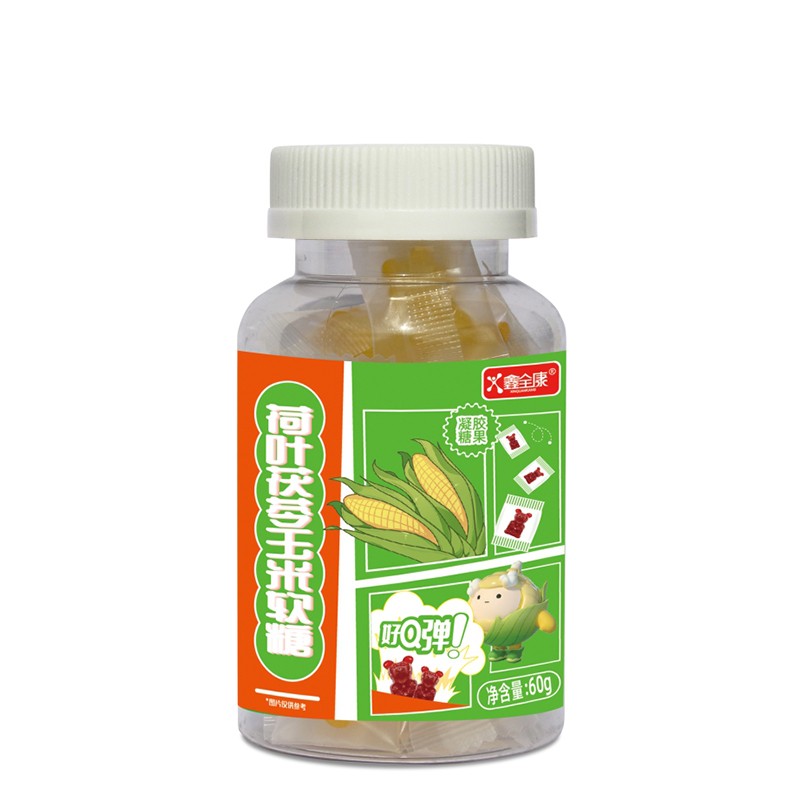 OEM Healthy Lotus Herbal Extract Gummy Candy Fruit Flavor for Adults  Health and Fitness