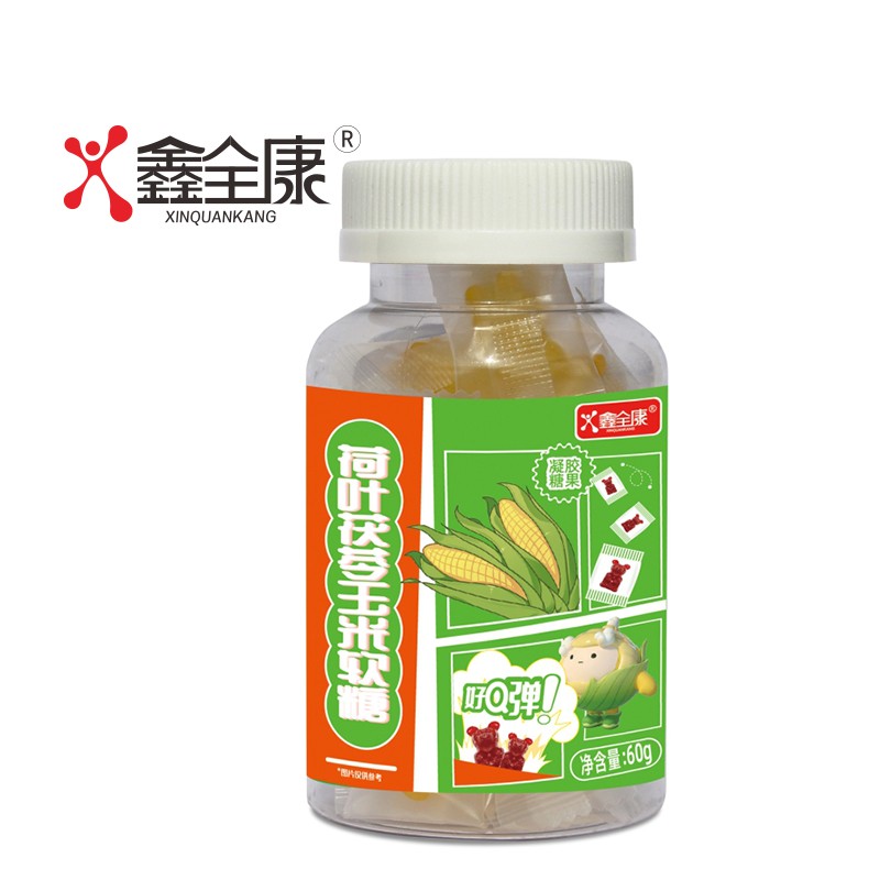 OEM Healthy Lotus Herbal Extract Gummy Candy Fruit Flavor for Adults  Health and Fitness