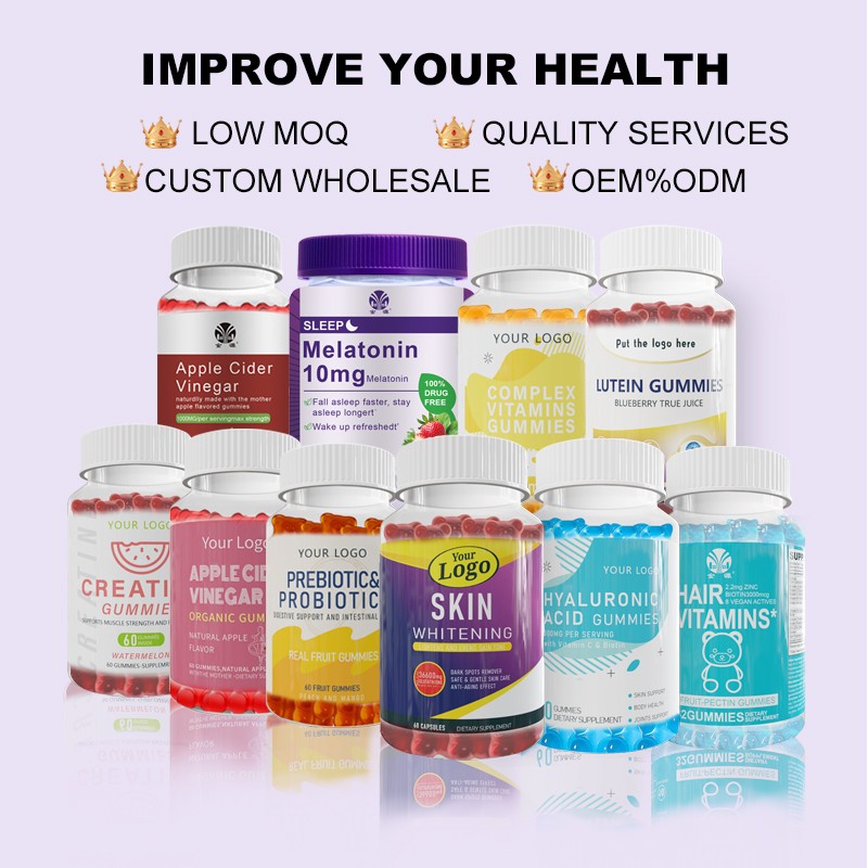 OEM Wholesale Melatonin Gummies Sleep Well Gummies for Adult Relaxation and Sleep