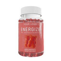 OEM Custom Energy Gummies Healthcare Supplements Haelth Enhancement Sports Supplements Pre Workout Gummies