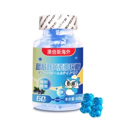OEM/ODM Blueberry Lutein Ester Gummy Eye Care Vision Blueberry Lutein Gummies for Kids and Adults