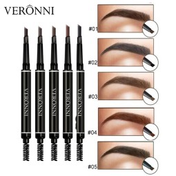 Eyebrow Pen Factory - Waterproof High Pigment 5 Color Rotatable Double Ended