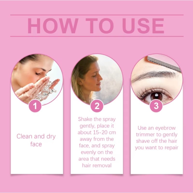 Hair Recognition Spray Manufacturer - Moisturizing Hair Shaving Removal Spray