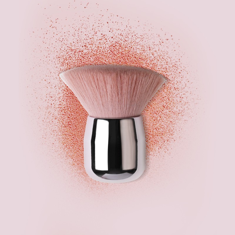 Nail Art Brush Manufacturer - Pink Soft Round Head Dust Cleaning Powder
